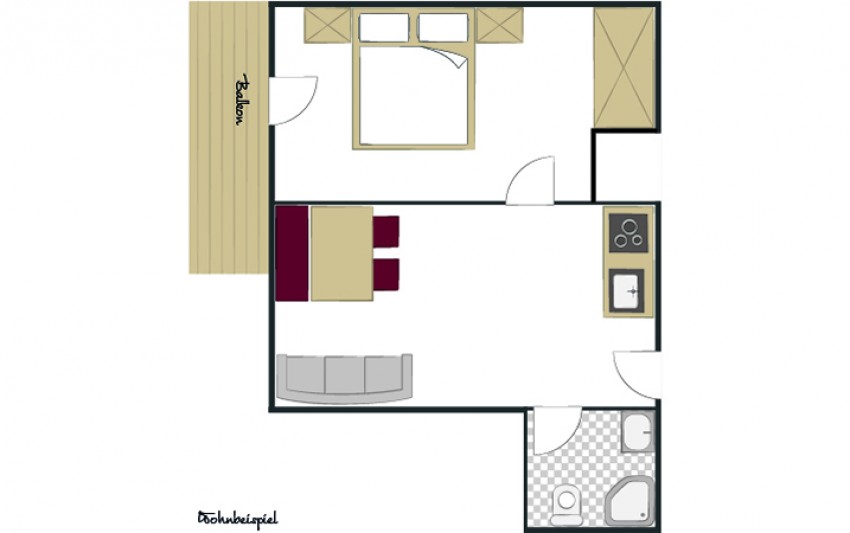 Wohnbeispiel Gästehaus Anneliese