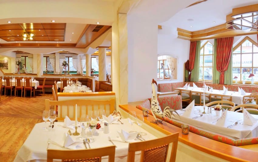 Restaurantbereich im Hotel Bischofsmütze