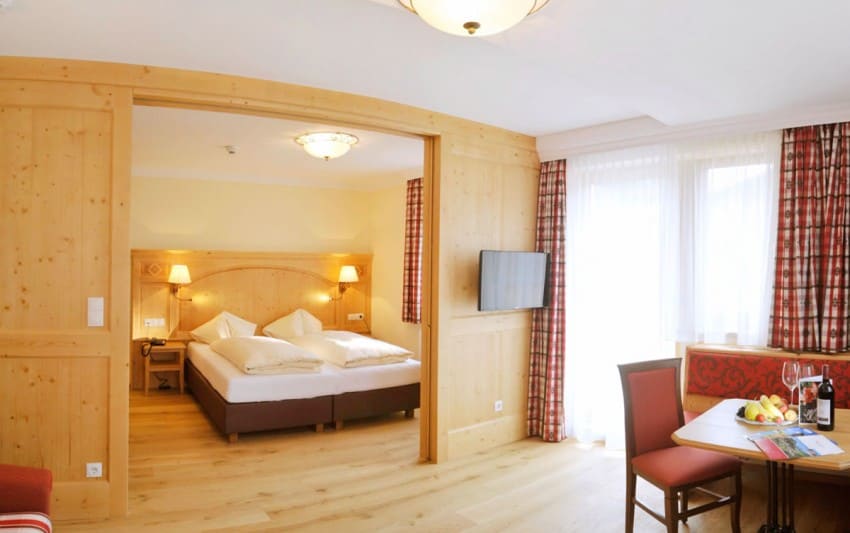 Hotelsuite "de Luxe" im 4-Sterne Hotel Bischofsmütze im Zentrum von Filzmoos