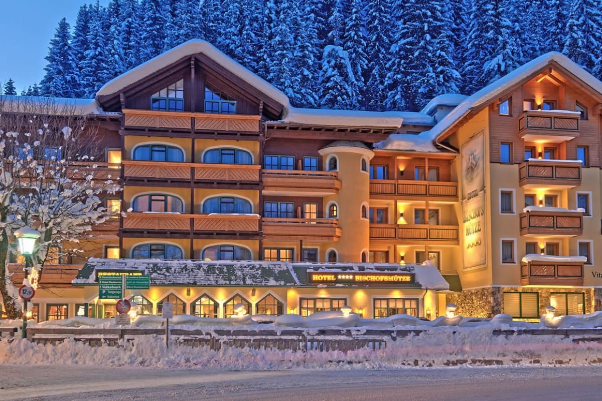 Hotel Bischofsmütze in Filzmoos im Winter